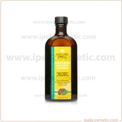 تصویر روغن کرچک سیاه مو و صورت نیچر اسپیل 