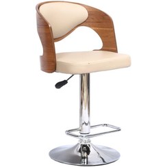 تصویر صندلی اپنی جکدار چوبی کد 02 - چرم پارس / Chobi openi chair