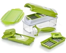 تصویر اسلایسر و خردکن 13 کاره نایسر دایسر المانی اصل 13-function slicer and chopper Naiser Dicer