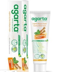 تصویر خمیر دندان عصاره طبیعی چوب مسواک آگارتا 100 میلی لیتر 