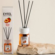 تصویر خوشبو کننده هوا ایفل (Eyfel) مدل Peach هلو حجم 120 میلی لیتر کپی کپی EYFEL PEACH REED DIFFUSER (120ml)