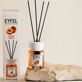 تصویر خوشبو کننده هوا ایفل (Eyfel) مدل Peach هلو حجم 120 میلی لیتر کپی کپی EYFEL PEACH REED DIFFUSER (120ml)