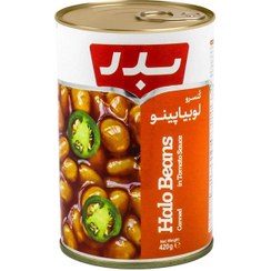 تصویر کنسرو لوبیا پینو بدر ۴۲۰ گرم 