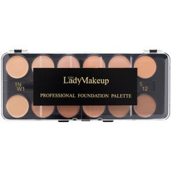 تصویر پالت کانتورینگ و گریم لیدی میکاپ مدل روغن بادام و موم زنبور عسل 