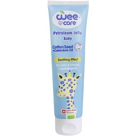 تصویر وازلین ژله ای کودک حاوی روغن پنبه دانه 100 میل وی کر Wee Care Cotton Seed Oil Baby Petroleum Jelly 100ml