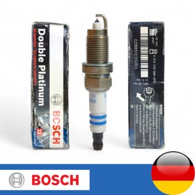 تصویر شمع سوزنی دبل پلاتینیوم استاندارد ۸۱۱۵ بوش آلمان اصلی قیمت ۱ عددی Double platinum 8115 bosh sparkplug made in germany price 1pc