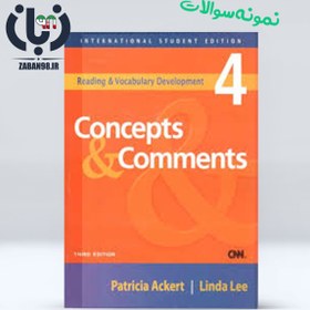 تصویر راهنمای تمرینات کتاب Concepts & Comments 4 ویرایش سوم 