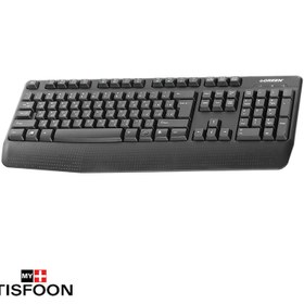 تصویر کیبورد بیسیم گرین GK306W Official Multimedia Wireless Keyboard