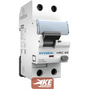 تصویر کلید محافظ جان هیوندای مدل HRC63 ظرفیت ۶۳ آمپر 