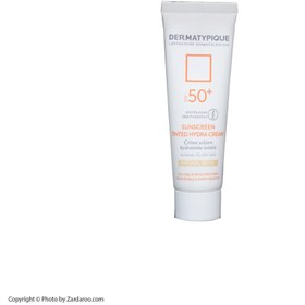 تصویر کرم ضد آفتاب رنگی SPF50 درماتیپیک مدل Hydra مناسب پوست خشک حجم 50 میل - رنگ بژ طبیعی (141717) 