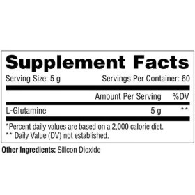 تصویر گلوتامین 300 گرم متابولیک Metabolic Nutrition Glutamine, 300 Grams, Powder