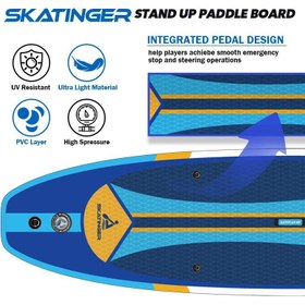 تصویر پدل برد Plans برند Skatinger آبی 2025 