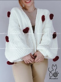 تصویر ژاکت قلبی بامشی 