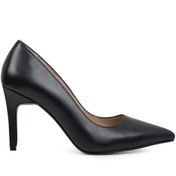 تصویر کفش پاشنه کلاسیک مشکی زنانه 