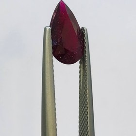 تصویر نگین یاقوت سرخ سایز 12*7 