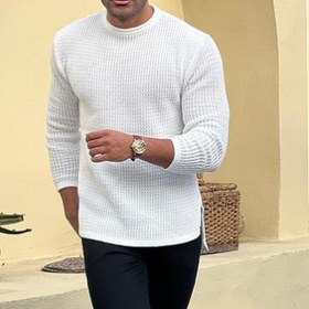 تصویر بافت مردانه فری سایز ضخیم ۷ رنگ شیک 