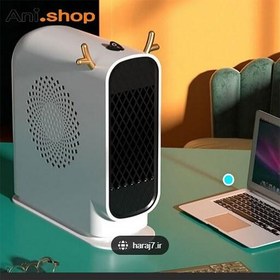 تصویر فن هیتر رومیزی طرح گوزن مدل N7 