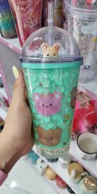 تصویر ماگ اسموتی چراغدار خرسی 