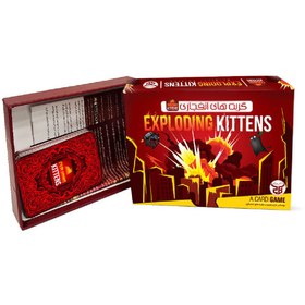 تصویر بازی فکری گربه های انفجاری دراگون ذهن برتر Zehn Bartar Exploding Kittens