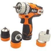 تصویر دریل شارژی آ ا گ پیچ گوشتی شارژی 12 ولت AEG Cordless Drill BBS12C2LI-202B AEG Cordless Drill BBS12C2LI-202B