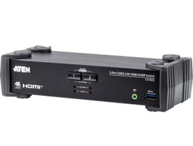 تصویر 2Port USB 3.0 4K HDMI KVMP™ Switch with Audio Mixer Mode 