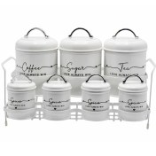 تصویر ست جا ادویه 7 پارچه بی.وی.کی مدل لاو کد 815616 7-piece spice rack set B.V.K. Love model code 815616