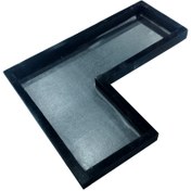 تصویر جاکفشی داخل خودرو مدل داخل کابین کد PRCHE-SIAH مناسب برای نیسان وانت 