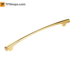 تصویر دستگیره کابینت بهریزان مدل 311-5-128 سایز 128 میلی متر طلایی براق Cabinet Handle