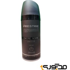 تصویر اسپری بدن مردانه Encre Noire Lalique حجم 150میل پرستیژ Prestige Encre Noire Lalique Body Spray For Men 150ml