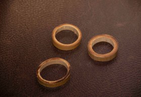 تصویر حلقه بامبو قطر 3.5 تا 4.5 سانت بسته 100 عددی کد HaBaC4 