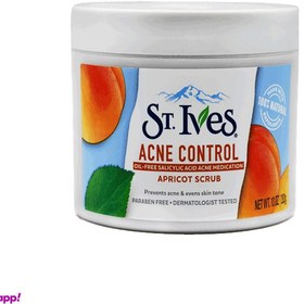 تصویر اسکراب پوست St. Ives مدل Apricot And Peach ‫پاکسازی کننده کامل پوست حجم 283 گرم 