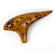 تصویر اکارینا ۱۲ حفره ای سرامیکی آلتو دو-تیون TSTS کوک C طرح قهوه ای روشن 