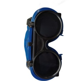 تصویر عینک محافظ دو لبه ژله ای 