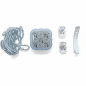 تصویر ست محافظ آداپتور ۲۰ وات آیفون طرح گیلاس فانتزی - مجموعه ۴ تکه 20W Charger Protector Set for iPhone - Cute Cherry Design Case & Cable Wrap