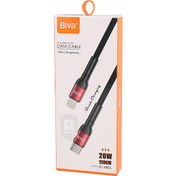 تصویر کابل لایتنینگ به Type C بیوا Biva C-15CL طول 1.2 متر شدت توان 20 وات 