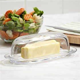 تصویر ظرف کره پاشاباغچه مدل بیسیک کد 98402 ا Pasabahce Basic 98402 Butter Dish Pasabahce Basic 98402 Butter Dish