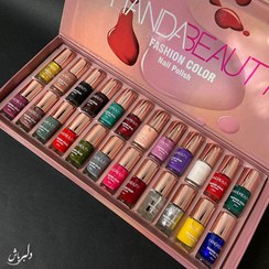 تصویر لاک های اصلی اینجوی کالر ENJOY COLOR سری A - 24 عددی The main ENJOY COLOR varnishes of the A series