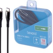 تصویر کابل تبدیل فست شارژ Beyond BCC-531 Type-C To Type-C 3A 60W 1m BEYOND BCC-531 TYPE-C TO TYPE-C 3A 60W 1M CABLE