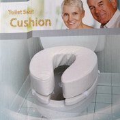 تصویر پد ارتفاع توالت فرنگی اسفنجی قابل شستشو با رویه چرم ده سانت 