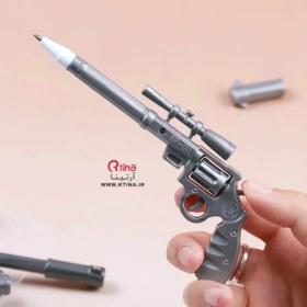 تصویر خودکار فانتزی و دکوری طرح تفنگ هفت تیر (فروش عمده و تکی) 