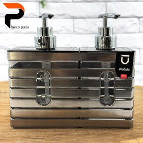 تصویر ست جامایع دوقلو مستطیل تایلندی بازن 