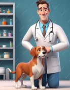 تصویر ویزیت دامپزشک در محل پکیج 10 ( فقط اطراف شهر تهران ) مناسب سگ ها 