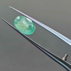 تصویر زمرد بیضی کد 37266 