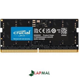 تصویر رم لپ تاپ کروشیال SO-DIMM 32GB 4800MHz CL40 DDR5 Crucial SO-DIMM 32GB 4800MHz CL40 DDR5 Memory