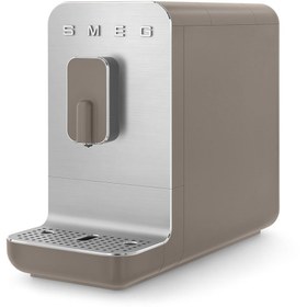 تصویر قهوه و اسپرسو ساز اسمگ BCC01 بژ سیلور SMEG Coffee and Espresso Maker  Kaffeevollautomat BCC01 Beige