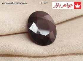 تصویر نگین یاقوت آفریقایی قرمز الماس تراش کد 131560 