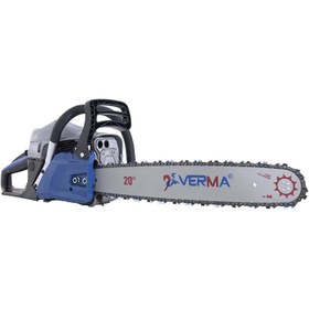 تصویر اره موتوری ورما 50 سانت 58 سی سی مدل VM6158-20inch VM6158-20inch Verma Chainsaw