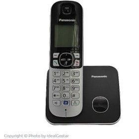 تصویر تلفن بی‌سیم پاناسونیک مدل KX-TG6812 با مکالمه ۹۰۰ دقیقه 