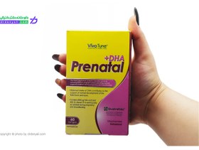 تصویر سافت ژل پریناتال پلاس دی اچ ای 60 عدد ویواتیون Viva Tune Prenatal +DHA - 60 Softgels