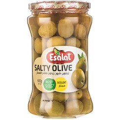 تصویر زیتون شور ممتاز اصالت 680 گرمی 